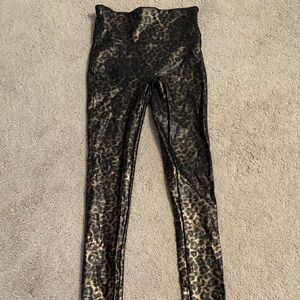 Spanx leopard leggings